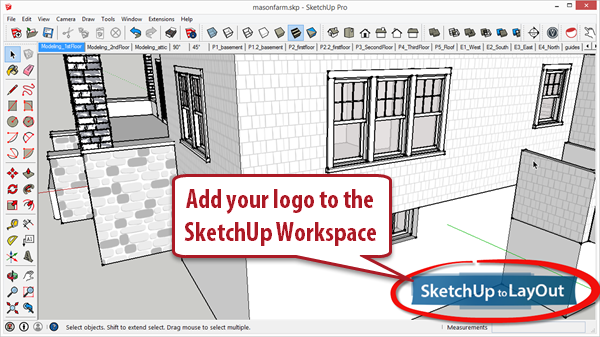 Add logo to Sketchup