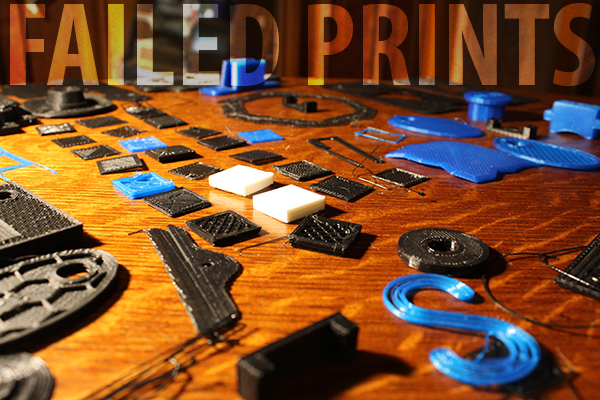Failed 3D Prints