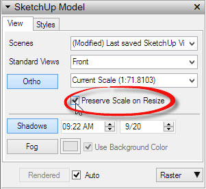 Preserve Scale of Resize