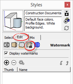 watermark button