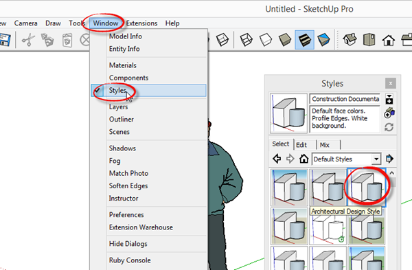 SketchUp Styles