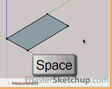 SketchUp Move precisely