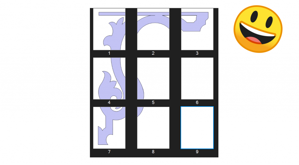 A satisfactory print layout.